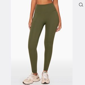 Set active olive green leggings